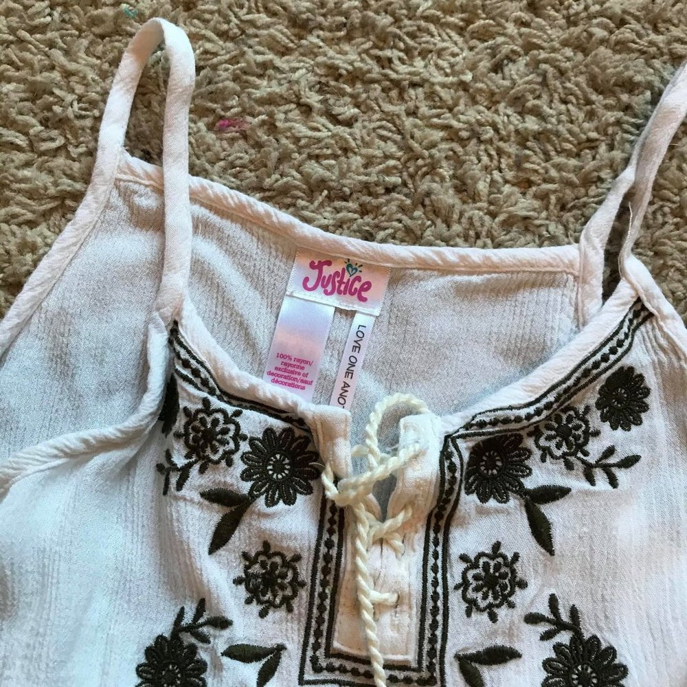 Justice white top - Picture 4 of 4